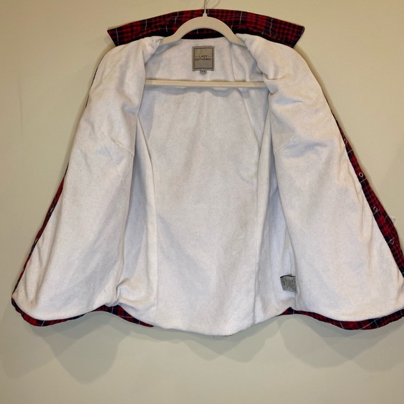 Lady Hathaway Red & Black Plaid Overshirt - Picture 6 of 8